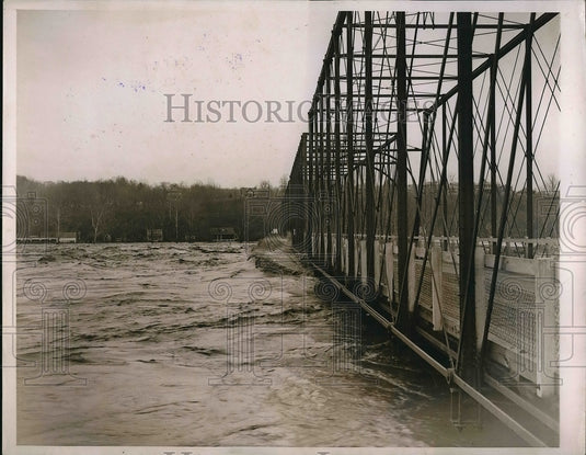 1936 An old chain Bridge in Washington DC  - Historic Images