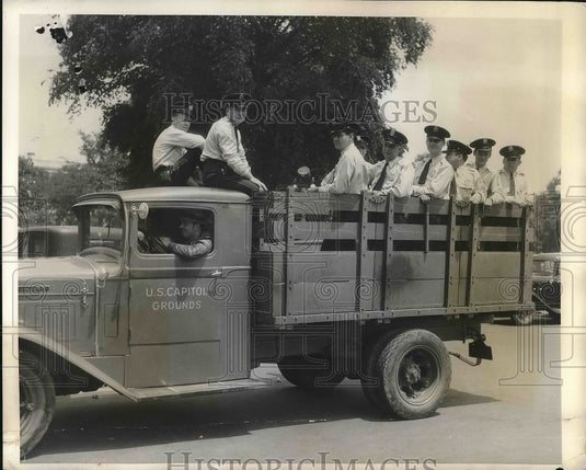 1922 Press Photo Capitol Guarded President - nea84530 - Historic Images