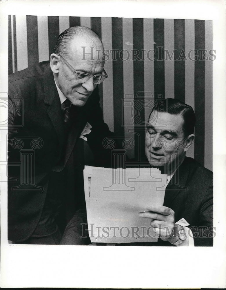 1970 President Of Bar Association Bernard Segal & Edward L. Wright - Historic Images