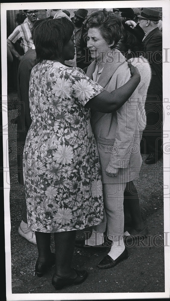 1967 Mrs. Joseph Tishler being helped  - Historic Images