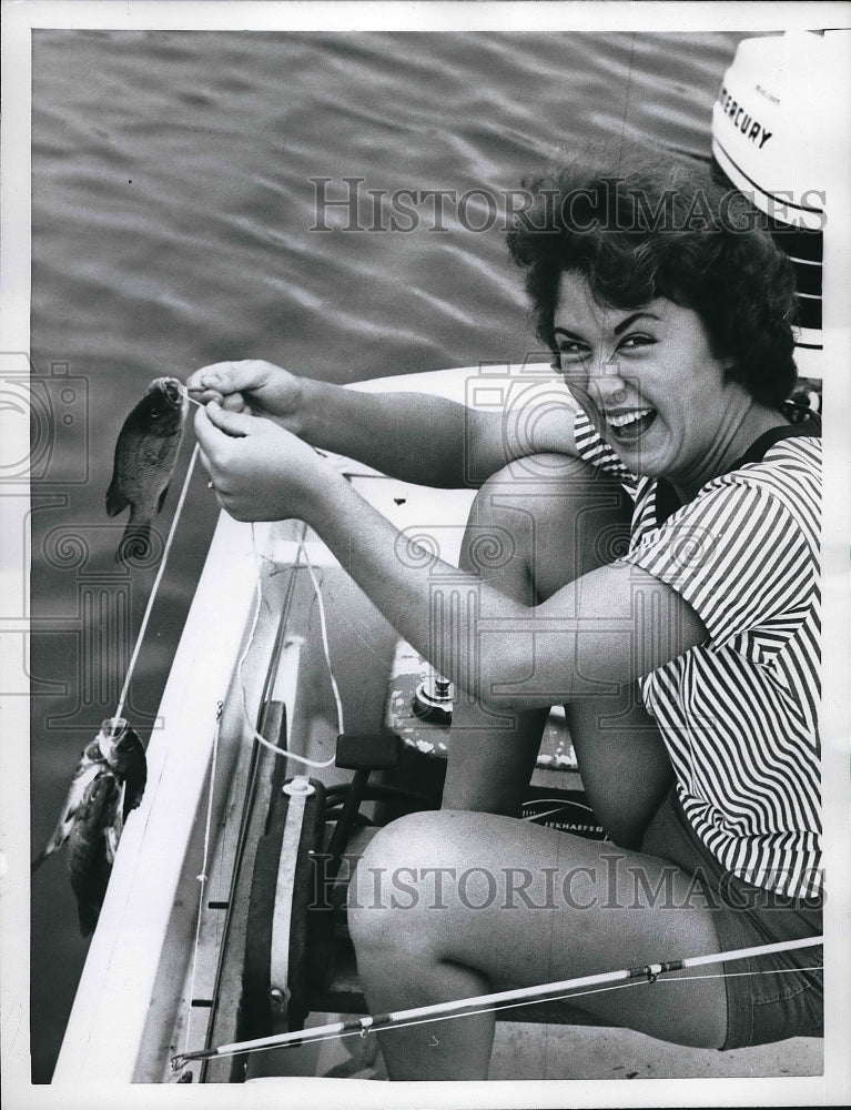 1969 Ami Muir Fishing Off Sarasto Florida Water  - Historic Images