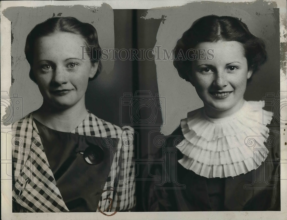 1934 Jeanne Newmann, and Sally Williamson  - Historic Images