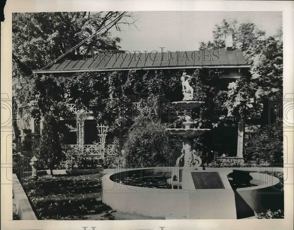 1939 Press Photo View Of Home Of Joseph Francel Official Executioner Of State - Historic Images