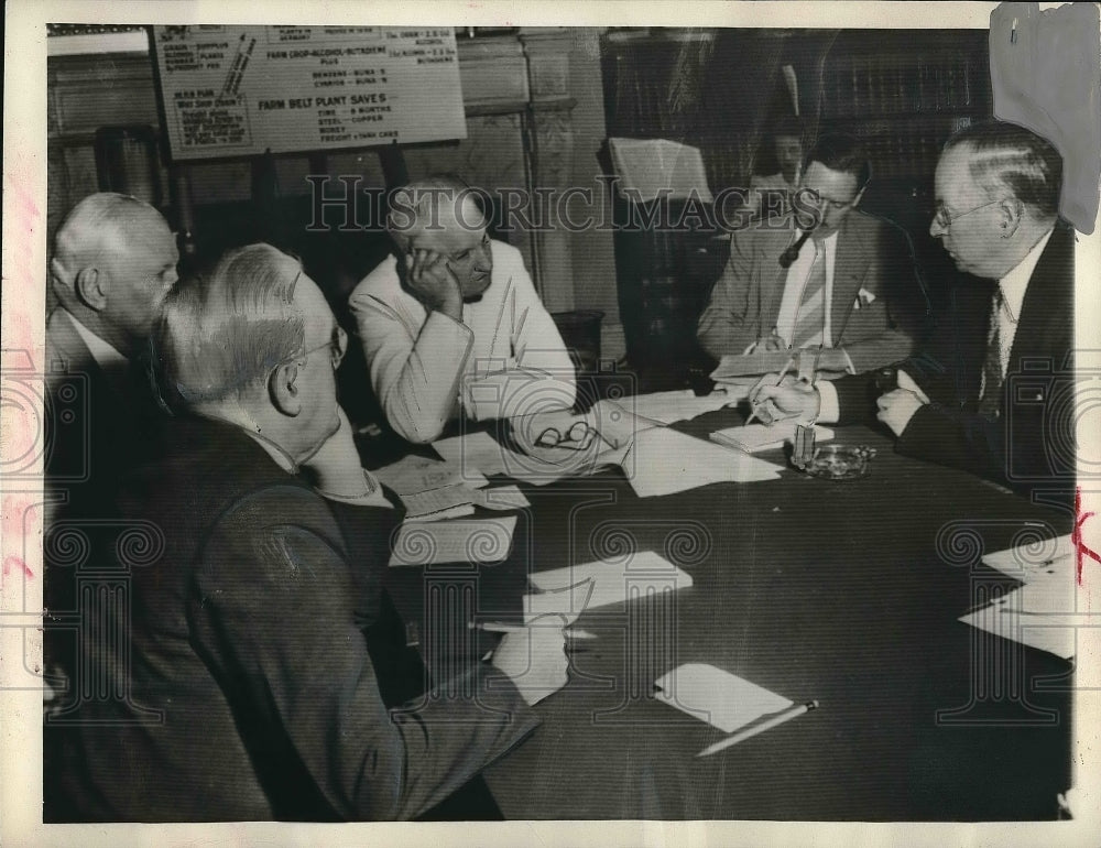 1942 Donald Nelson, War Production Board,Sens Norris, Thomas, - Historic Images