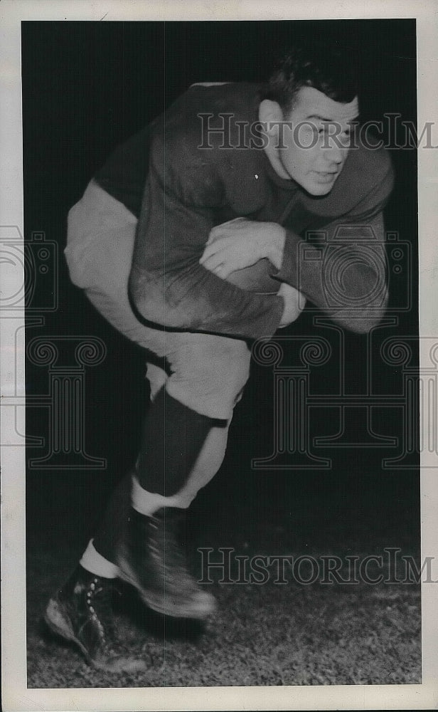 1939 E. Vincent Eckler Football Captain At Portland University - Historic Images