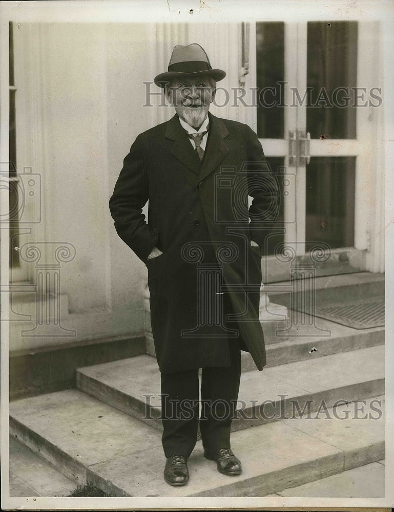 1933 Mr. Cris Henrich leaving the White House  - Historic Images