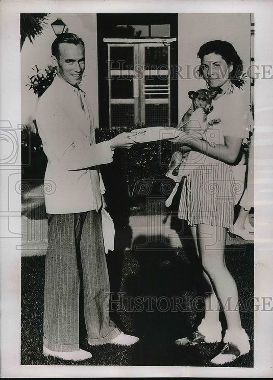 1938 Miss Priscilla Hume The Cloister Hotel Irving Harned - Historic Images