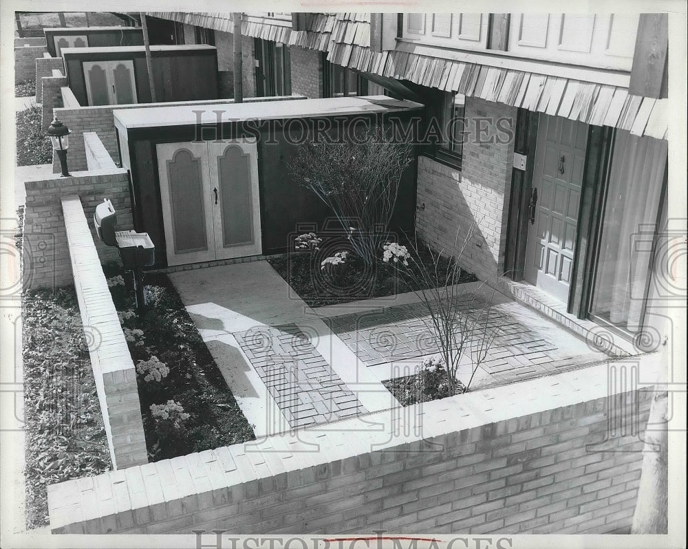 1968 Apartments With Private Patio  - Historic Images