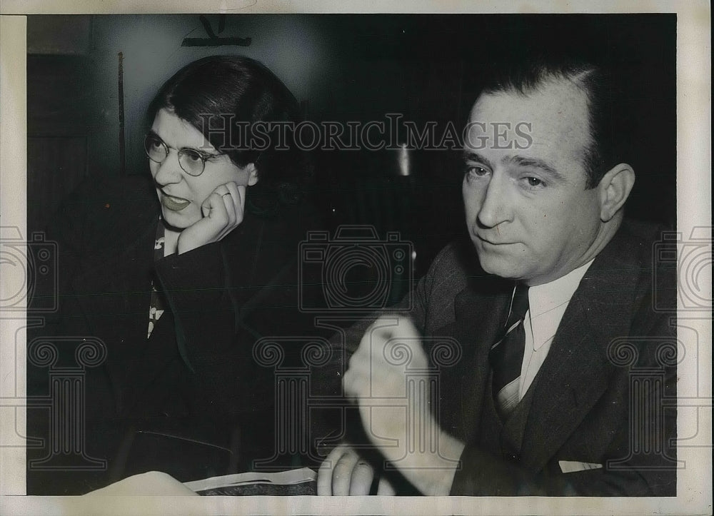 1939 Mrs. Josephine Romaldo after her arrest  - Historic Images