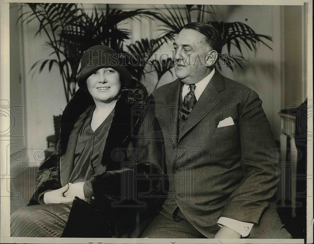 1927 Former Princeton &quot;Big Bill&quot; William Edwards, Fiance Steelsmith - Historic Images