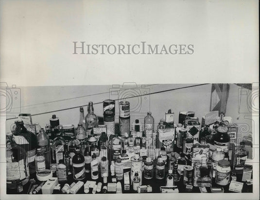 1959 Press Photo New York City's Dept. of Health, items children have swallowed - Historic Images