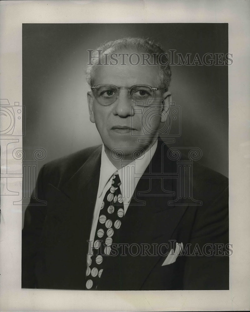 1949 Press Photo Harry Lumley Asst VP of Operations - Historic Images