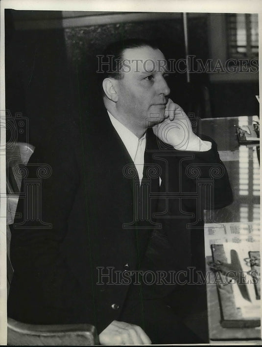 1936 Press Photo John O'Connell arrested for killing 2 Seattle policemen-Historic Images