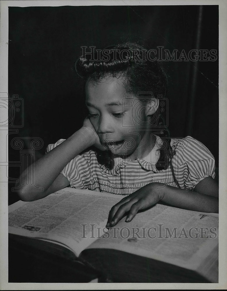 1946 Bernice Fletcher, Second Grader at Woodland School  - Historic Images
