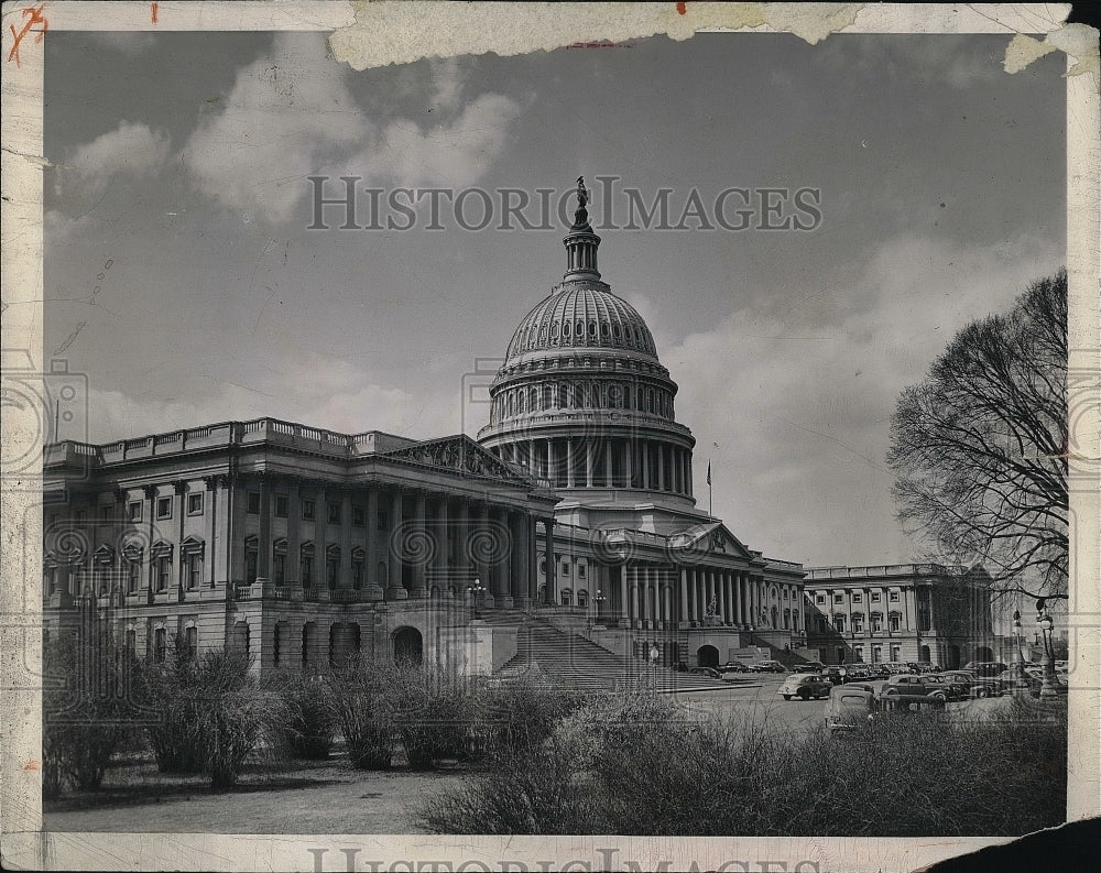 1945 United States Capitol Building Washington D.C.  - Historic Images