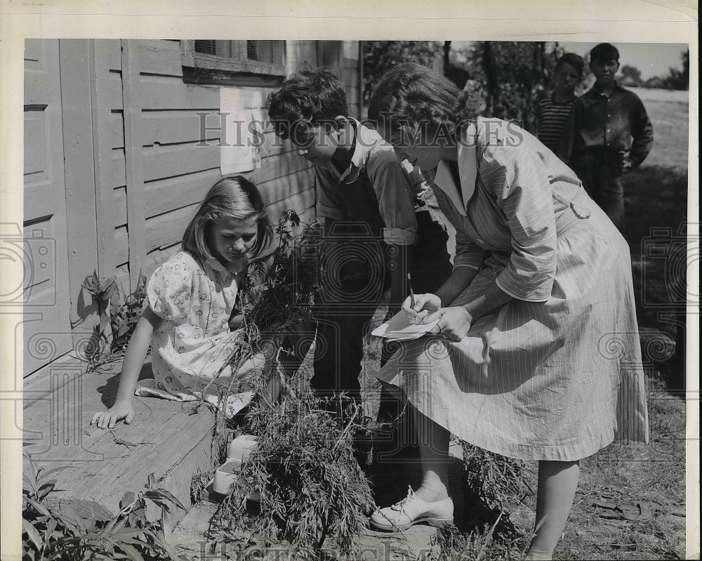 1941 Press Photo Elsie Mikok Herclules Dallas East End Settlement House - Historic Images