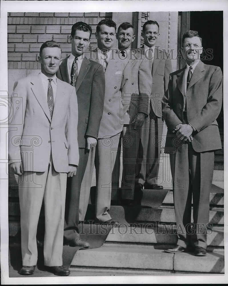 1956 Press Photo Troy Lutz Franklin, Richard, Edwin, Arlo and Robert - nea86321 - Historic Images