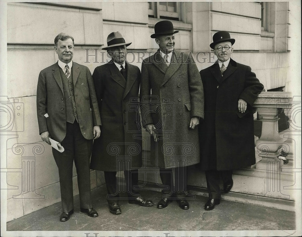 1930 Press Photo Congressman Charles Linthicum, F.R. Coudert, Henedict-Historic Images