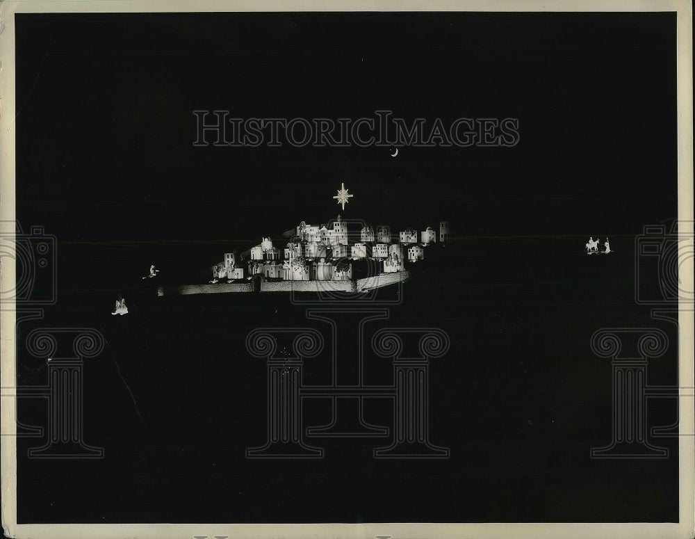 1940 Press Photo Village of Bethlehem at Madrid, New Mexico - nea86751-Historic Images