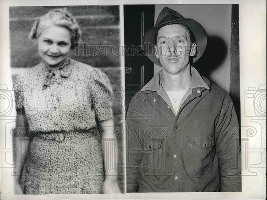 1945 Press Photo Joseph Nischt confessed to striking Mrs. Rose Michaels - Historic Images