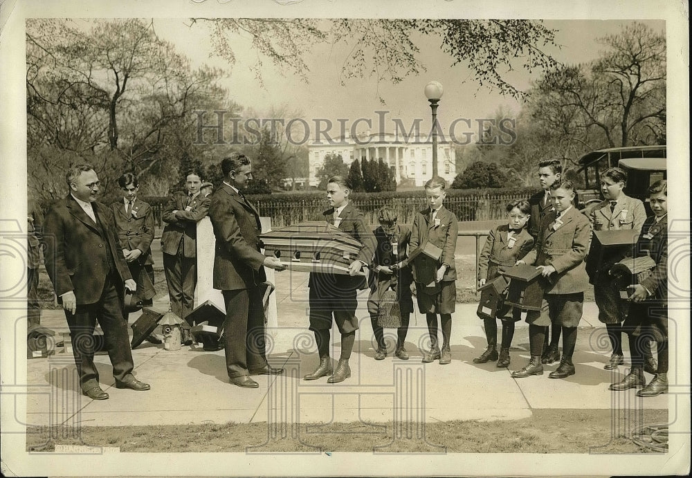 1923 Col. Clarence O. Sherrill Aide To The President Accepting Prize - Historic Images