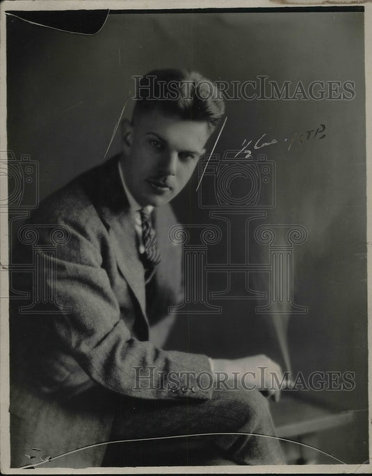 1924 Press Photo Director And Organizer Of The Little Screen Player "It" - Historic Images
