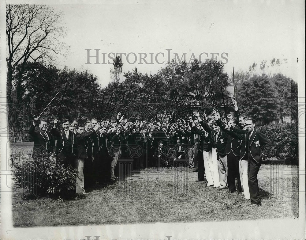 1929 Class Tree Planting at Junior Week at Villanova University - Historic Images