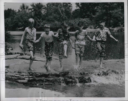 1953 Ronnie Tenggren, Jerry Bigones, Tommy Dittmer, Frank - Historic Images