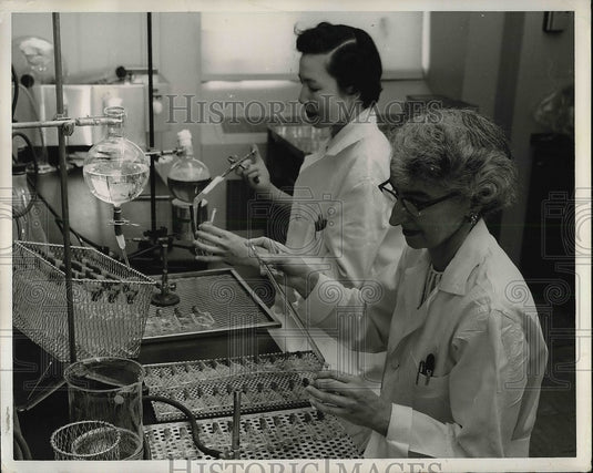 1957 Dr. Harry Eagle Head Of This Project In The National Institute - Historic Images