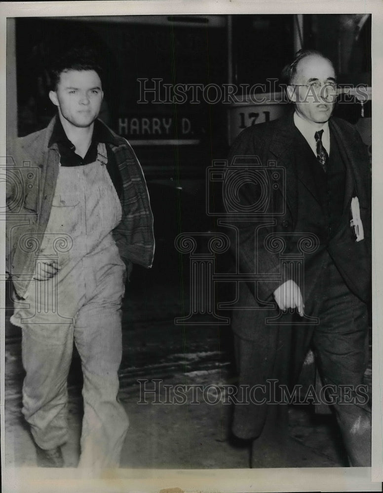 1938 Claude Mennis and Louis Karr kidnap victims  - Historic Images