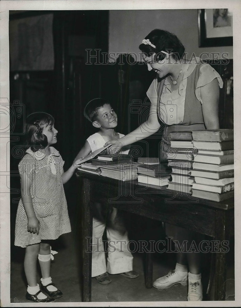 1932 Press Photo Mary Vivien Stewart, Carl Grgumina, Miss Virginia Schurdell-Historic Images