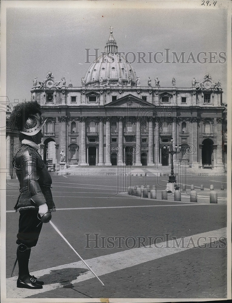 1960 Vatican City Swoed of Glinting  - Historic Images
