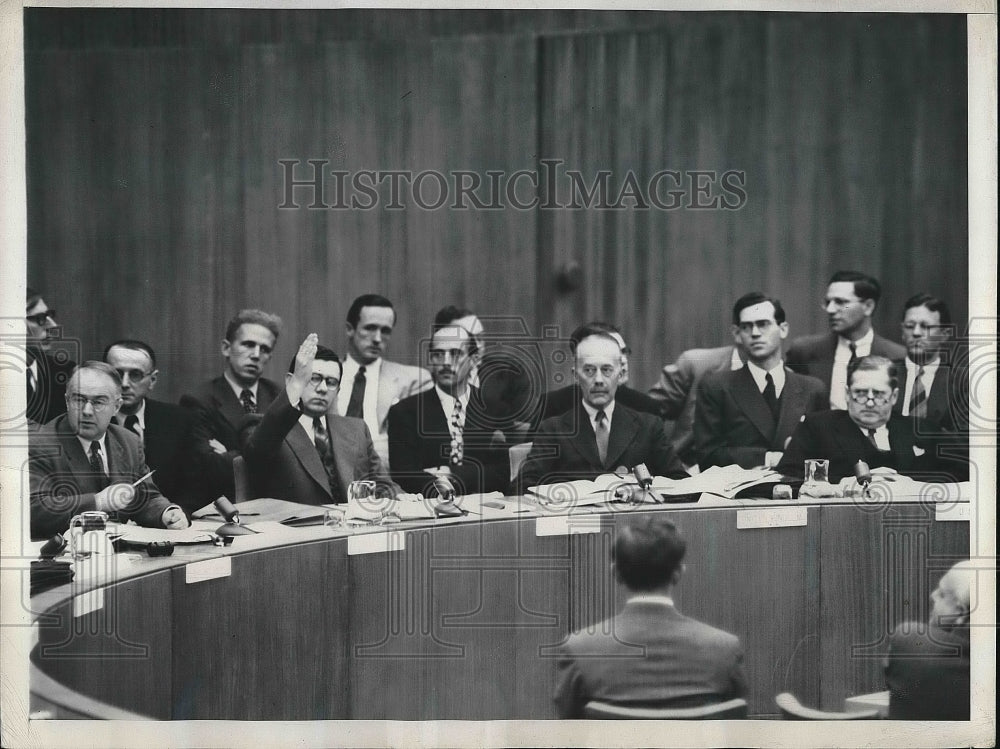1946 United Nations, Dr. Oscar Lange, Sir Alexander Cadogan - Historic Images