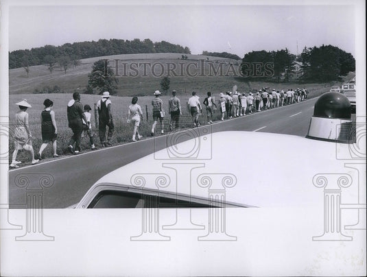 1966 Press Photo Welfare Workers Lexington and Bellville - Historic Images