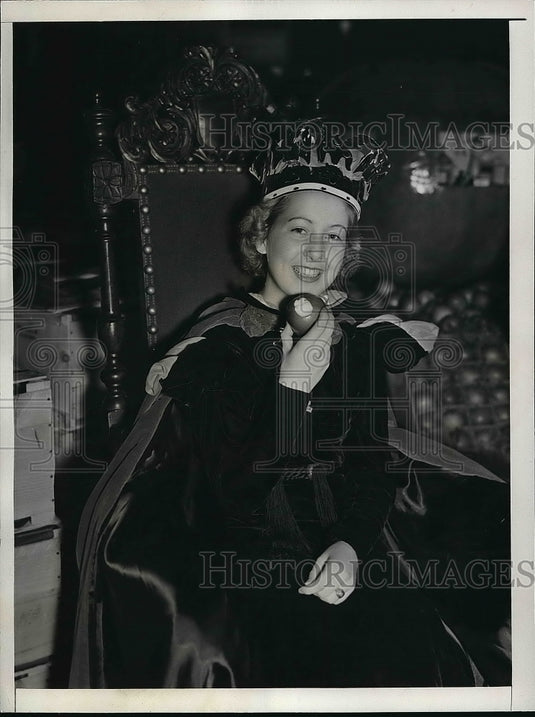 1937 Miss Portia Prescott New England Apple Queen  - Historic Images