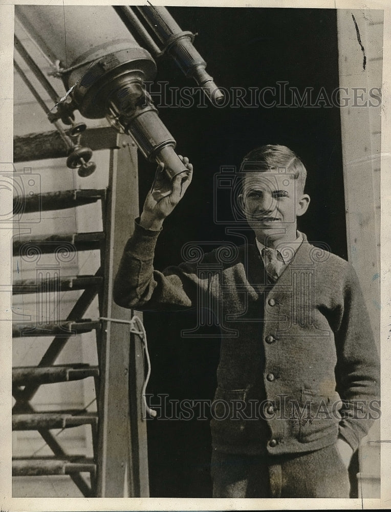 1927 15 Year Old Richard Williams Youngest Member of Star Observers - Historic Images