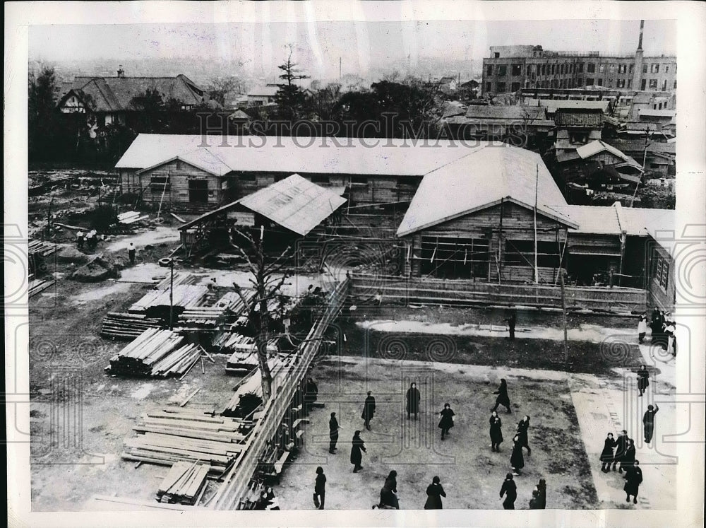 1946 View Of The Rebuilt Futaba Catholic School In Tokyo Japan - Historic Images