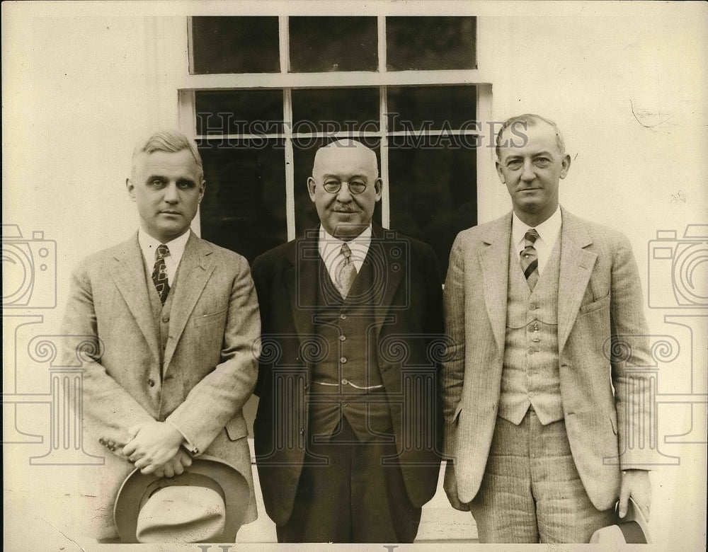 1927 Press Photo Wilson Compto &amp; Executive Secretary Joseph H. Beck - nea88156 - Historic Images