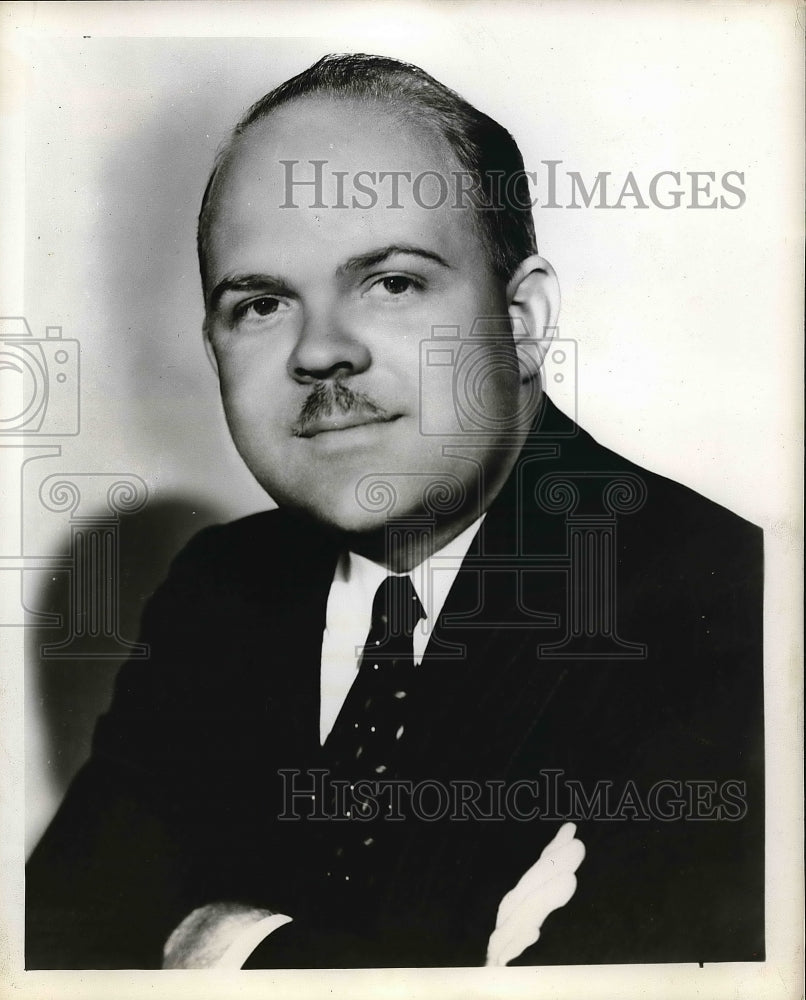 1948 Ted Malone, &#39;the GI&#39;s Friend&#39;, ABC correspondent  - Historic Images