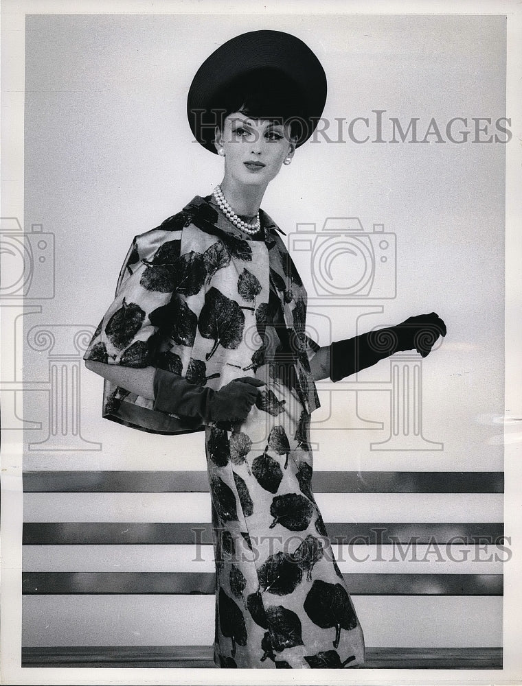 1961 dress/jacket ensemble by Roxane of Samuel Winston  - Historic Images