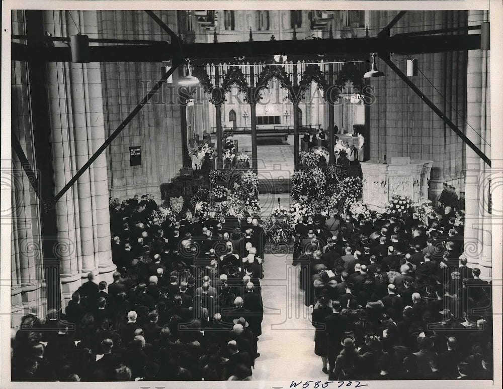 1940 Press Photo D.C. Cathedral Church memorial for British Amb.Lord Lothian - Historic Images