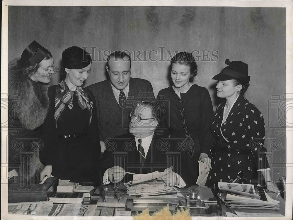 1937 Mrs A Ruffalo, V Skehan, AP Ruffalo. Wayburn, Eyland,Schwartz - Historic Images