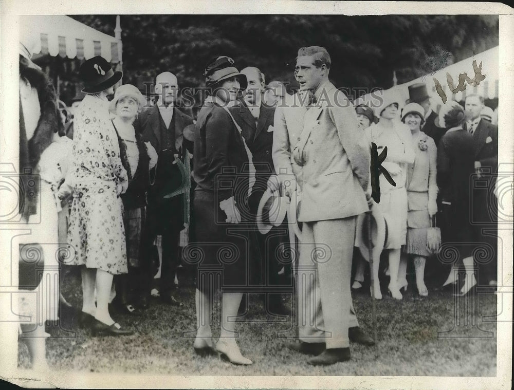 1927 Press Photo Prince Of Wales Attends Party At Home - nea88596 - Historic Images