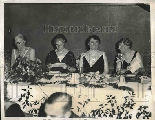 1932 Press Photo University Women Honor Dr Mary Emma Wolley Speer Chandor - Historic Images