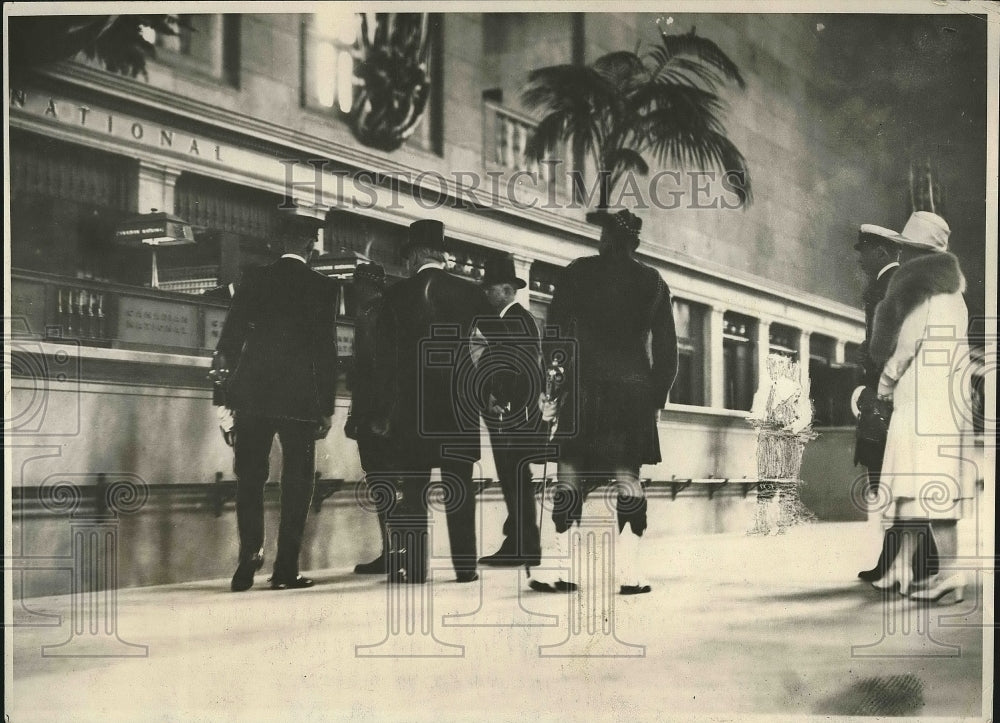 1927 Prince Of Wales Receives Ticket For Wicket  - Historic Images