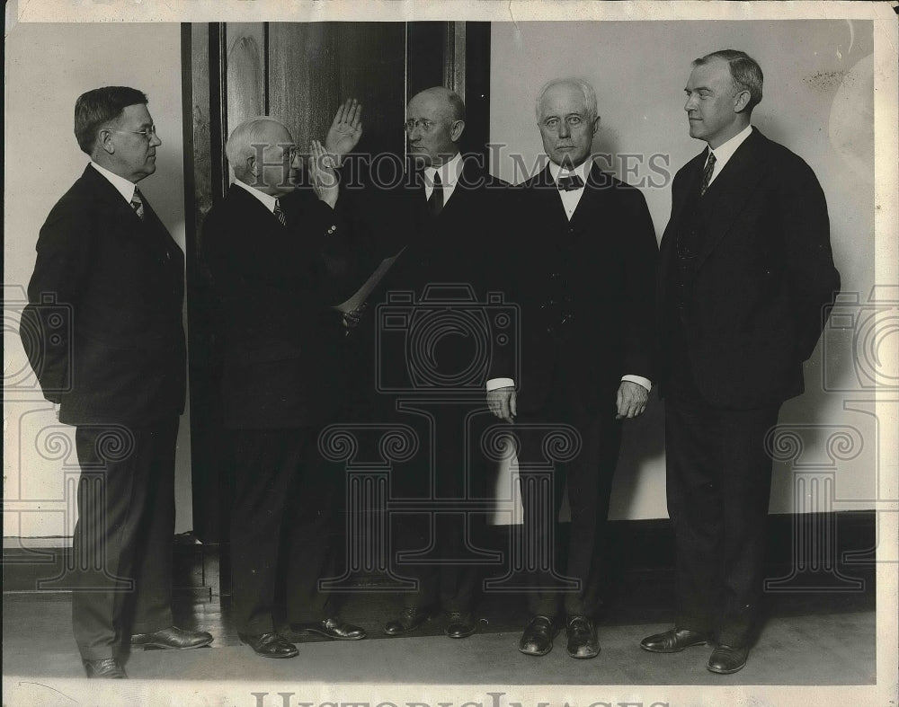 1929 Press Photo RP Lamont, Sec of Commerce, WP Brown,EW Libbey, W Whiting - Historic Images