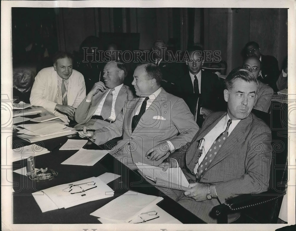 1939 Senator D. Worth Clark Senator Robert Taft Sen. John A. Danaher - Historic Images