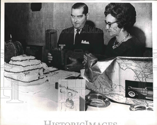 1969 Press Photo Houston, Tx. Leo A Boyd & wife 1 year with heart transplant - Historic Images