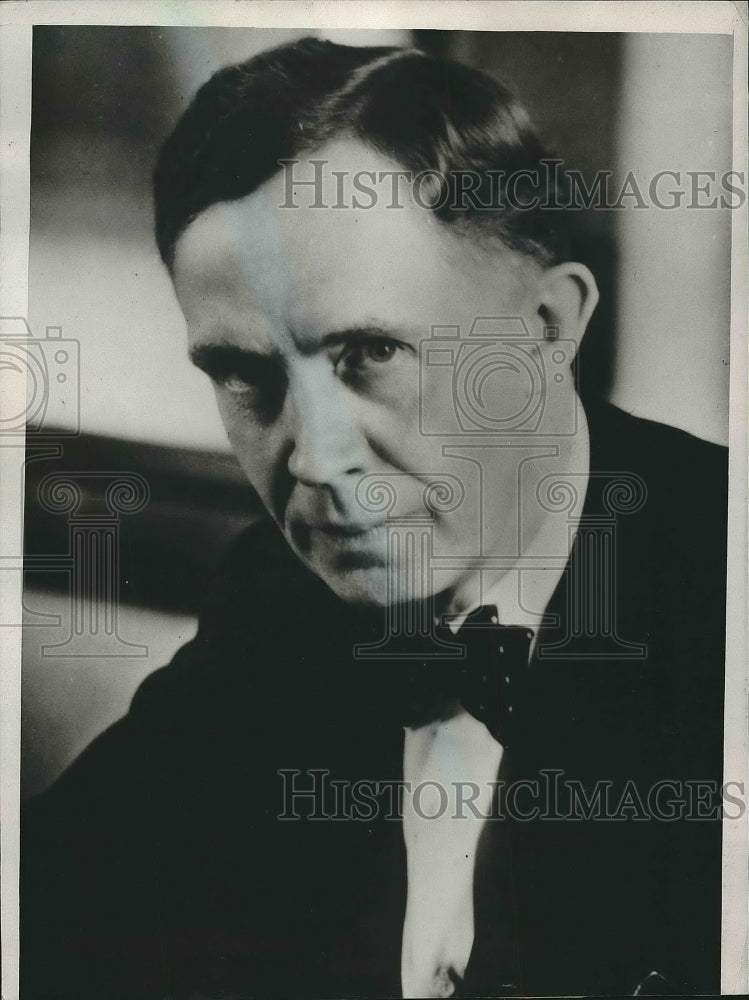 1934 Press Photo Arthur Cutts Willard, Pres. of Univ. of Illinois - nea89193 - Historic Images