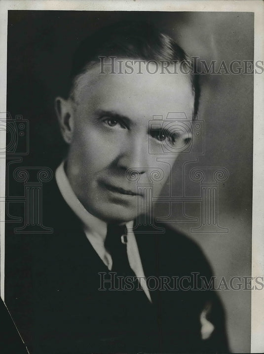 1934 Arthur Cutts Willard, Pres of Univ. of Ill.  - Historic Images
